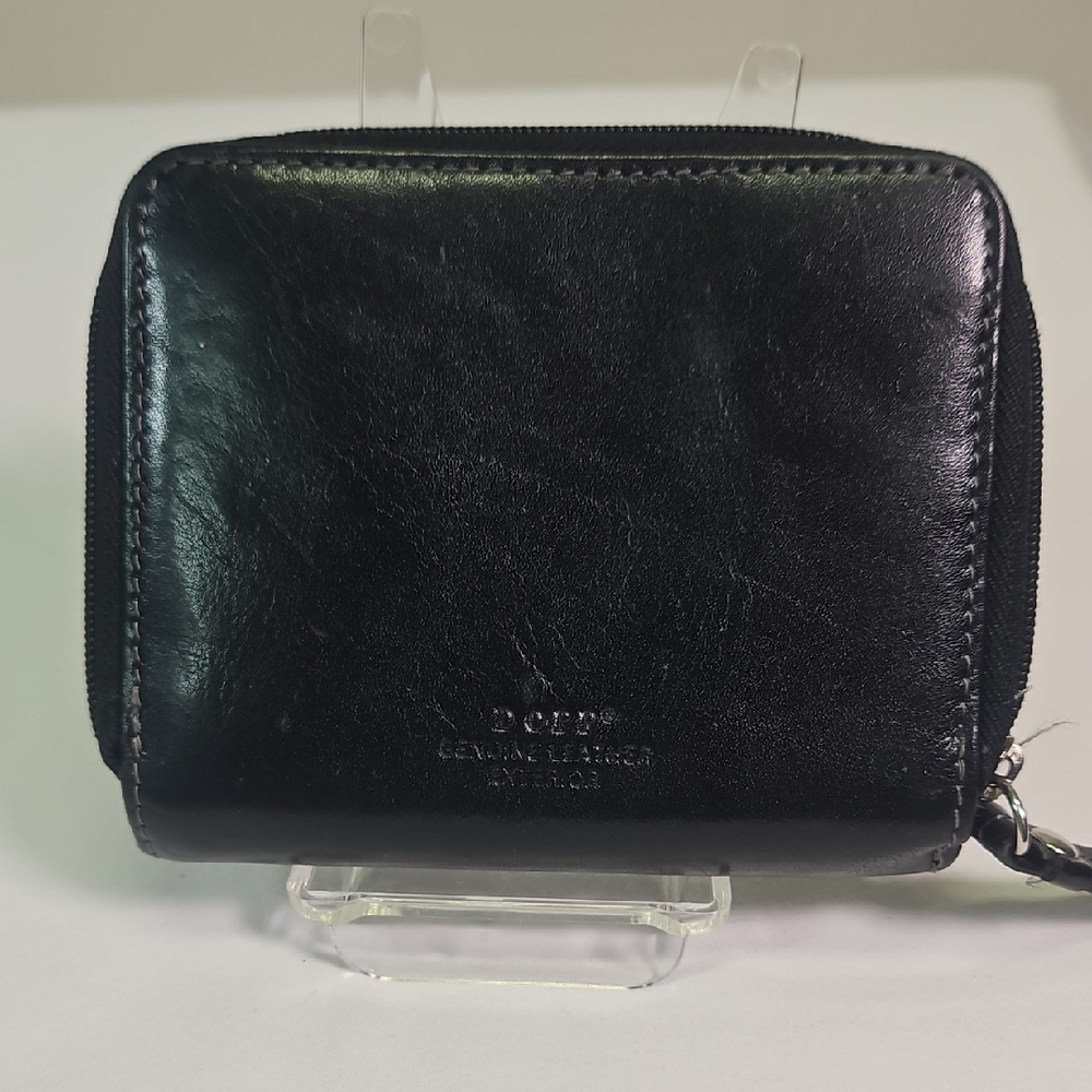Dopp Black Leather Wallet